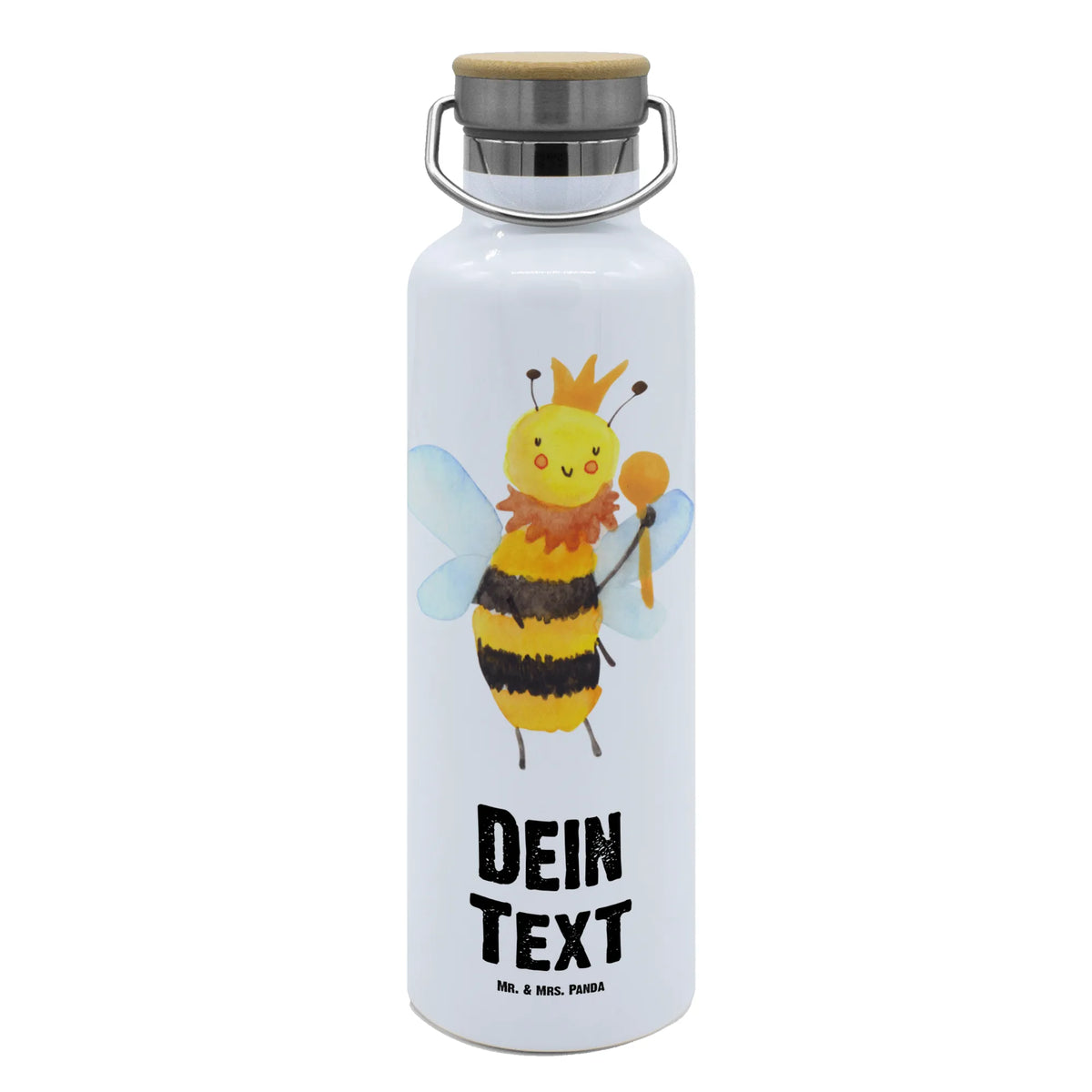 Personalised drinks bottle bee king