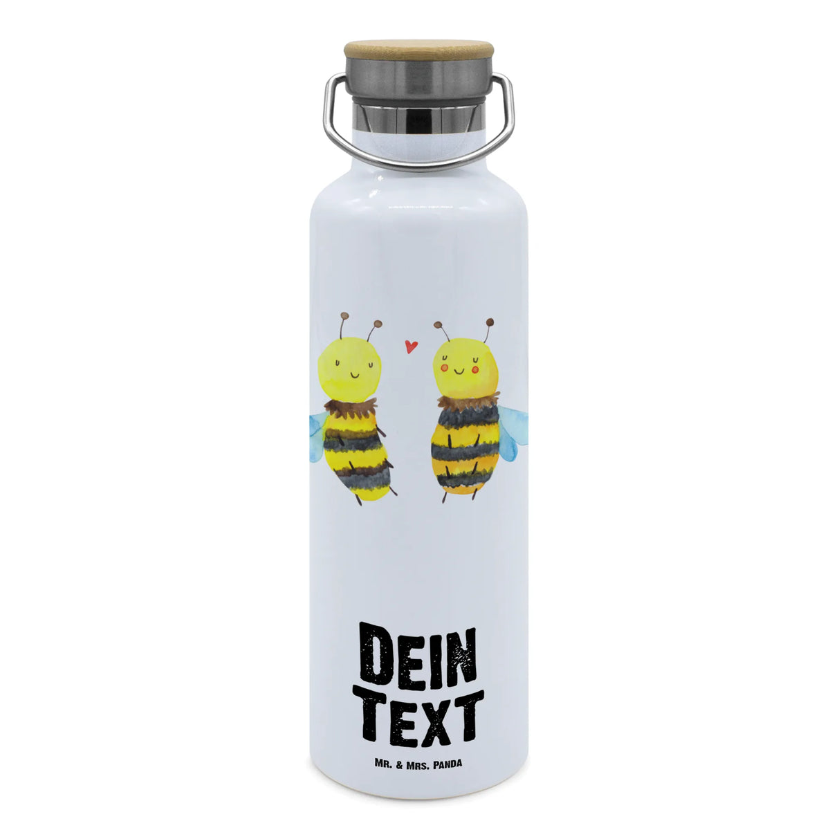 Personalised drinks bottle bee In love wasp, bumblebee