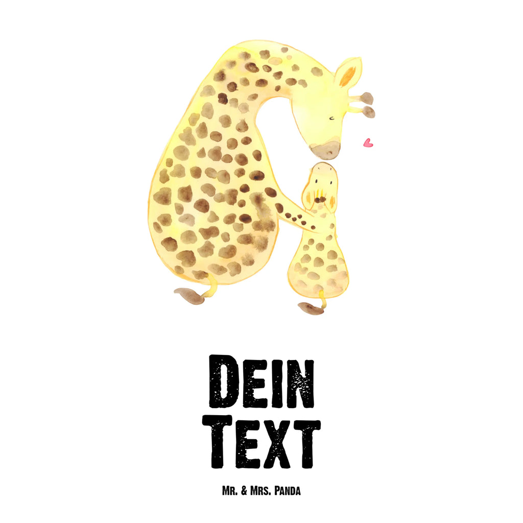 Personalizowana butelka na wodę żyrafa dziecko Afryka, dzikie zwierzęta