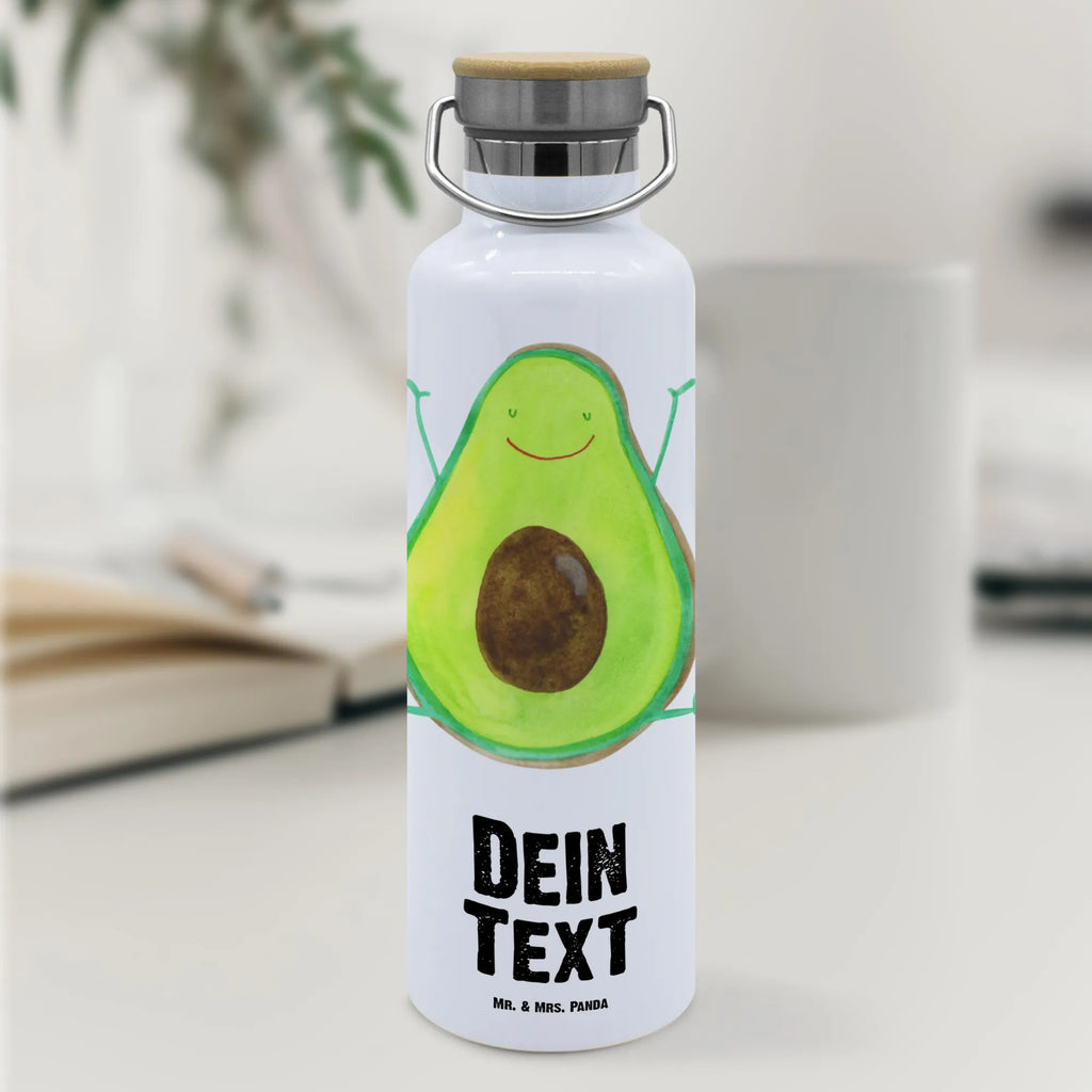 Personalised drinks bottle avocado Happy avocado, vegetables, chaos, Avocado