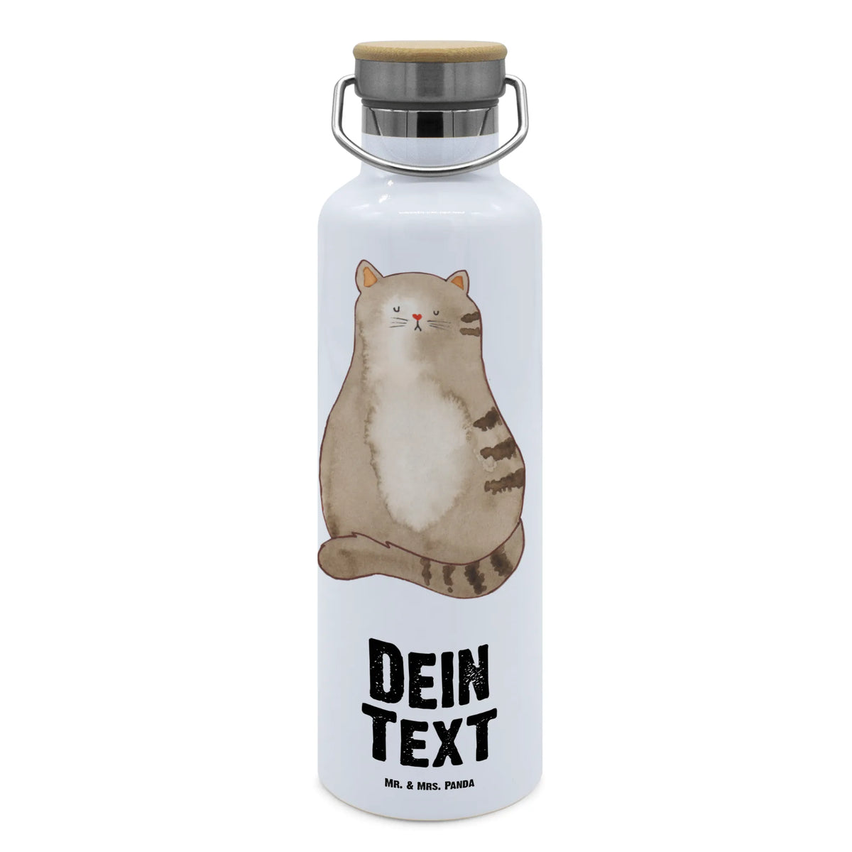 Personalised drinks bottle Cat Sit cat, tomcat, kitty, meow, kitten, housecat, mama cat, love cats, cat image, cat fan, cat lover, cat fancier, cat decoration, gift for cat lover, cat owner, funny cats, cat sayings, cat motto, funny cat gifts, fan merchandise, cat stuff, animal lover, center, family, cat love, cats, love, purpose in life, pet, pussy, Cats