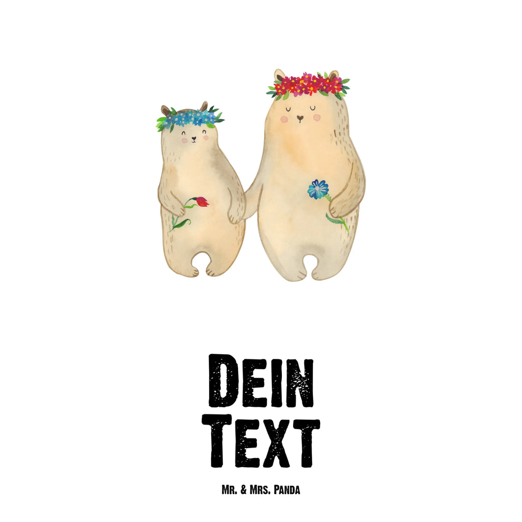 Personalised drinks bottle Bears with flower crown Family, Father's Day, Mother's Day, brother, sister, Mom, Dad, favorite mommy, favorite person, family, gift mommy. mother's day, daughters, world best mommy, children, best mommy, Bear, daughter, mom, bears, mommy, role model, child