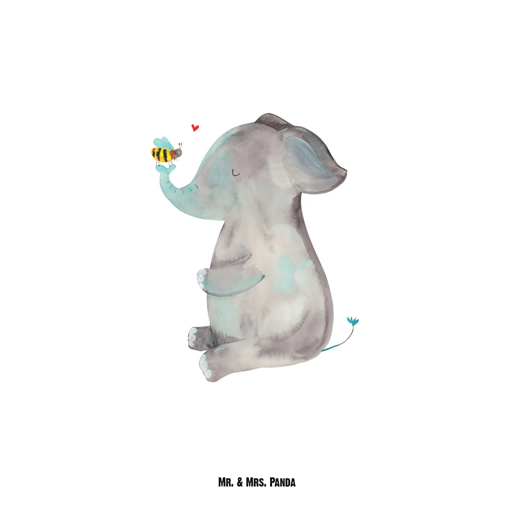 Drinks bottle elephant bee small animals, cute, funny, cute animal motives, hand drawn, small world, funny sayings, good mood, happy, gifts, gift ideas, special gifts, animal lover, card, love gift, proof of love, love, marriage proposal, bee, wedding gift, anniversary, love saying, elephant