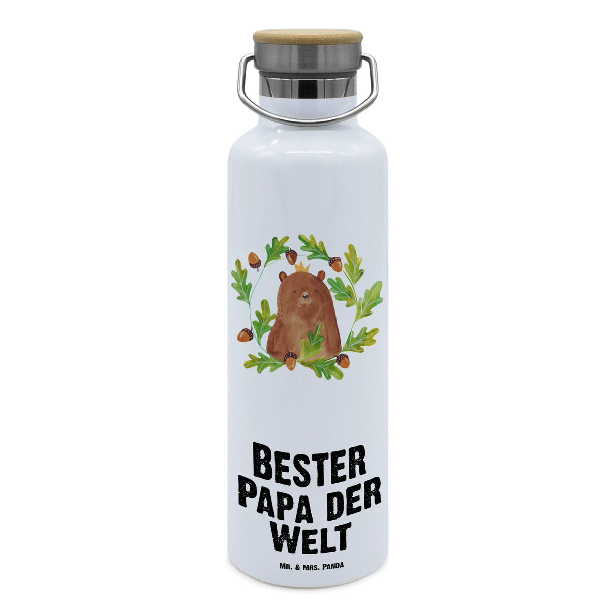 Drinks bottle bear king bear, teddy, teddy bear, cuddly toy, Bear, Father, Daddy Bear, Daddy, Dad, best daddy, Father's Day, world best daddy