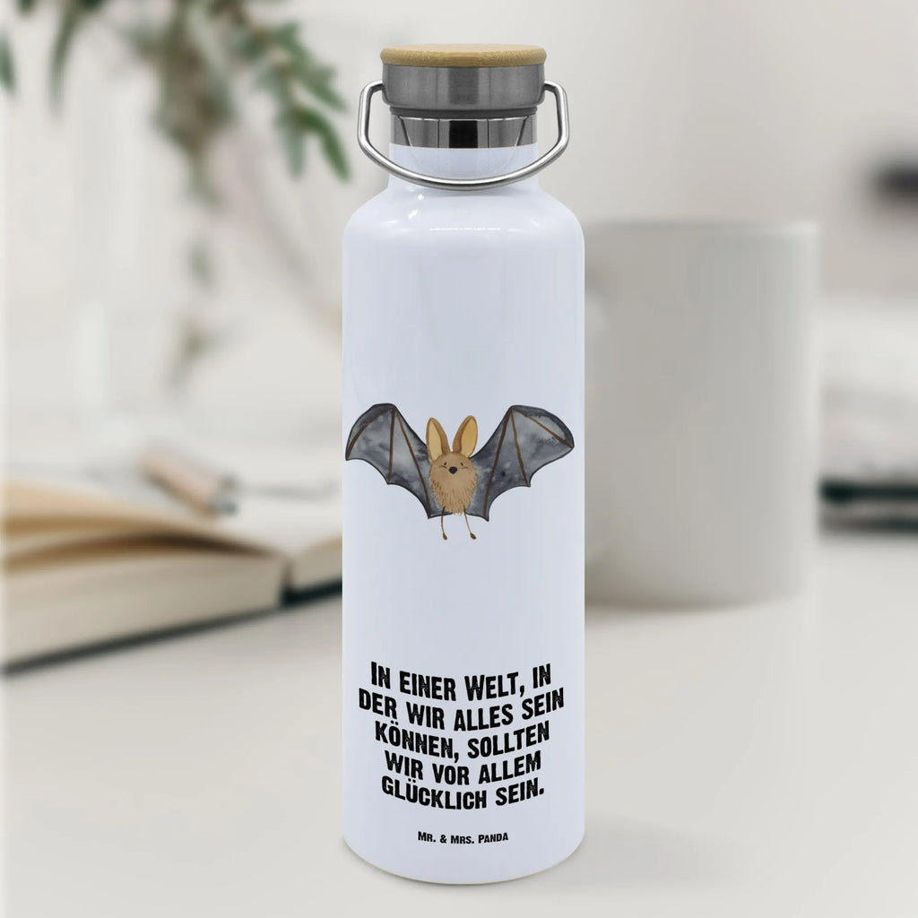 Drinks bottle bat wing small animals, cute, funny, cute animal motives, hand drawn, small world, funny sayings, good mood, happy, gifts, gift ideas, special gifts, animal lover, card
