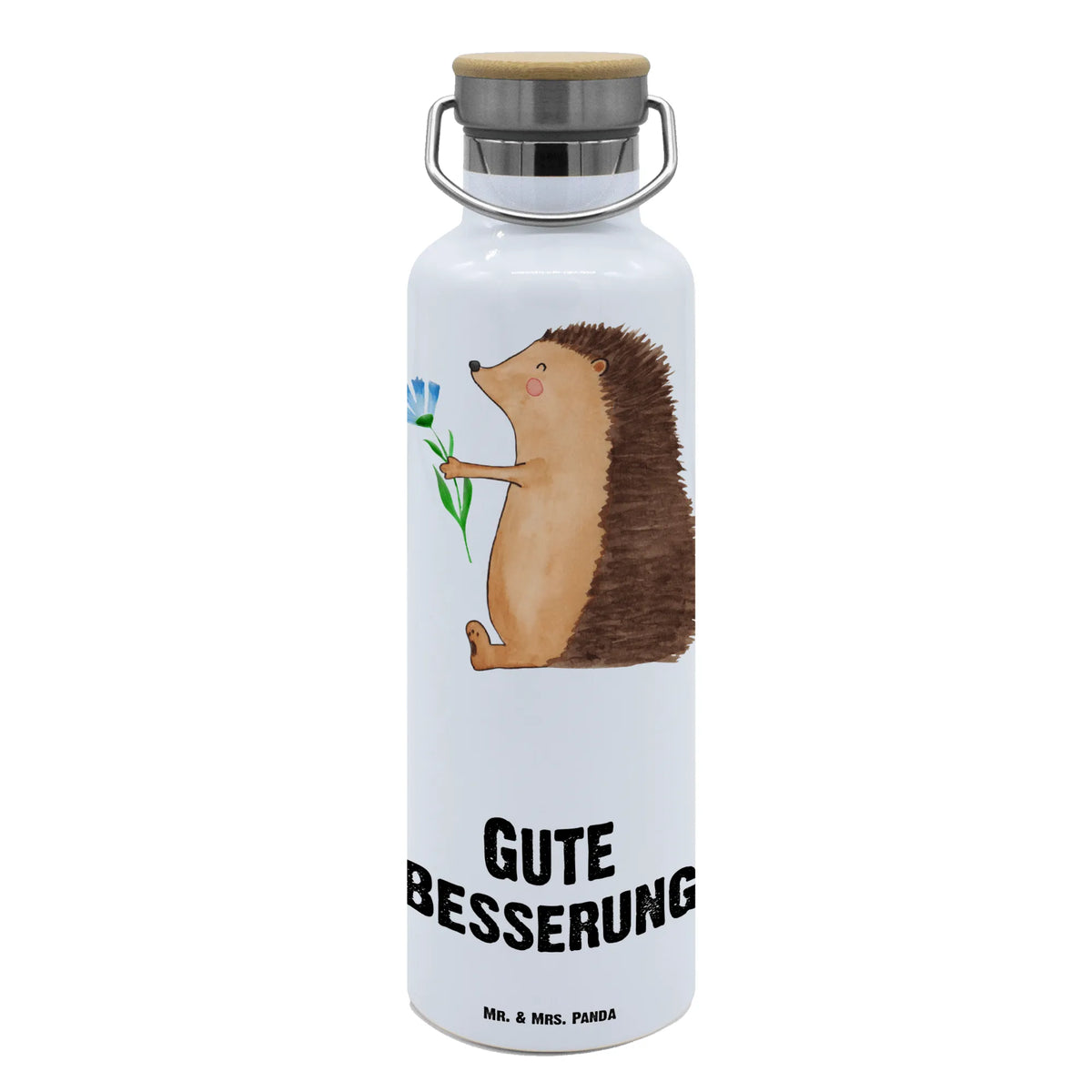 Trinkflasche Igel Blumen Isolierte Trinkflasche, Trinkbehälter, Thermo-Trinkflasche, Edelstahlflasche, Getränkeflasche, Vakuumflasche, Wasserflasche, isolier trinkflasche, thermos trinkflasche, Trinkgefäß, metallflasche, feldflasche, große thermosflasche, wasser trinkflasche, Thermosflasche, große trinkflasche, große wasserflasche, Trinkflasche, Trinkflasche Aus Edelstahl, getränkebehälter, metall trinkflasche, Warmhalteflasche, thermobottle, Lustige Sprüche, Tiere, Tiermotive, Gute Laune, Igel, Gute Besserung, Krankheit, krank, Besuch, Krankenhaus, Genesungswünsche