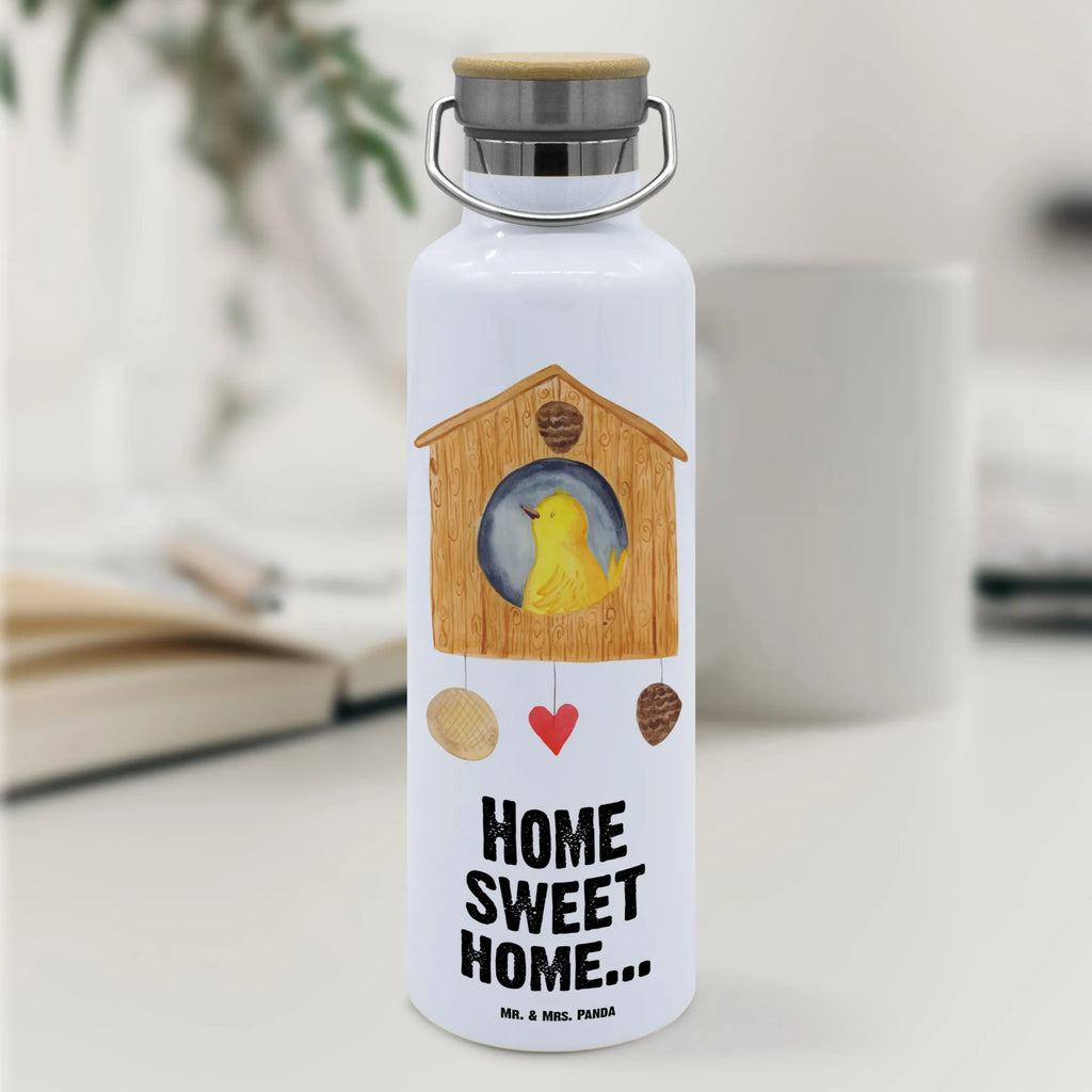 Trinkflasche Vogelhaus Home thermobottle, thermos trinkflasche, getränkebehälter, Vakuumflasche, große trinkflasche, Trinkflasche, wasser trinkflasche, große thermosflasche, Wasserflasche, Isolierte Trinkflasche, Trinkflasche Aus Edelstahl, Isolierflasche, metall trinkflasche, Edelstahl Trinkflasche, große wasserflasche, Trinkgefäß, isolier trinkflasche, Thermoflasche, Thermo-Trinkflasche, Edelstahlflasche, Trinkbehälter, Thermosflasche, metallflasche, Getränkeflasche, Lustige Sprüche, Tiere, Tiermotive, Gute Laune, Home Sweet Home, Vogel, Einzug, Hausbau, Umzug, Einzugsgeschenk, Vogelhaus, Geschenk, Haus
