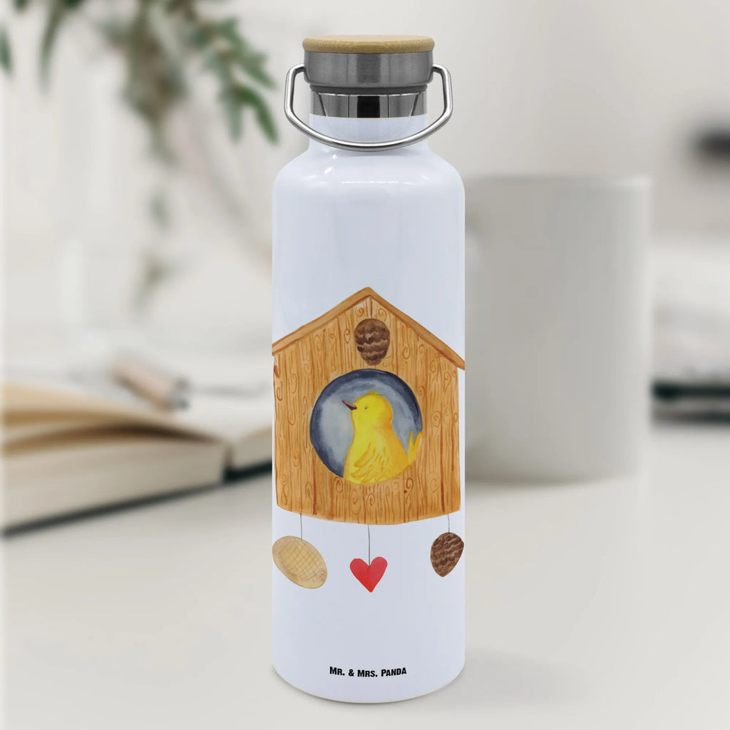 Trinkflasche Vogelhaus Home thermobottle, thermos trinkflasche, getränkebehälter, Vakuumflasche, große trinkflasche, Trinkflasche, wasser trinkflasche, große thermosflasche, Wasserflasche, Isolierte Trinkflasche, Trinkflasche Aus Edelstahl, Isolierflasche, metall trinkflasche, Edelstahl Trinkflasche, große wasserflasche, Trinkgefäß, isolier trinkflasche, Thermoflasche, Thermo-Trinkflasche, Edelstahlflasche, Trinkbehälter, Thermosflasche, metallflasche, Getränkeflasche, Lustige Sprüche, Tiere, Tiermotive, Gute Laune, Home Sweet Home, Vogel, Einzug, Hausbau, Umzug, Einzugsgeschenk, Vogelhaus, Geschenk, Haus
