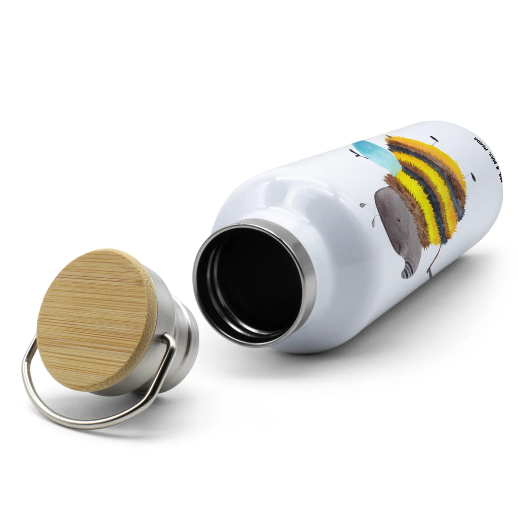 Drinks bottle bumblebee fluffy small animals, cute, funny, cute animal motives, hand drawn, small world, funny sayings, good mood, happy, gifts, gift ideas, special gifts, animal lover, card, Fluffy, Nature, Bee, Flower, Bumblebee