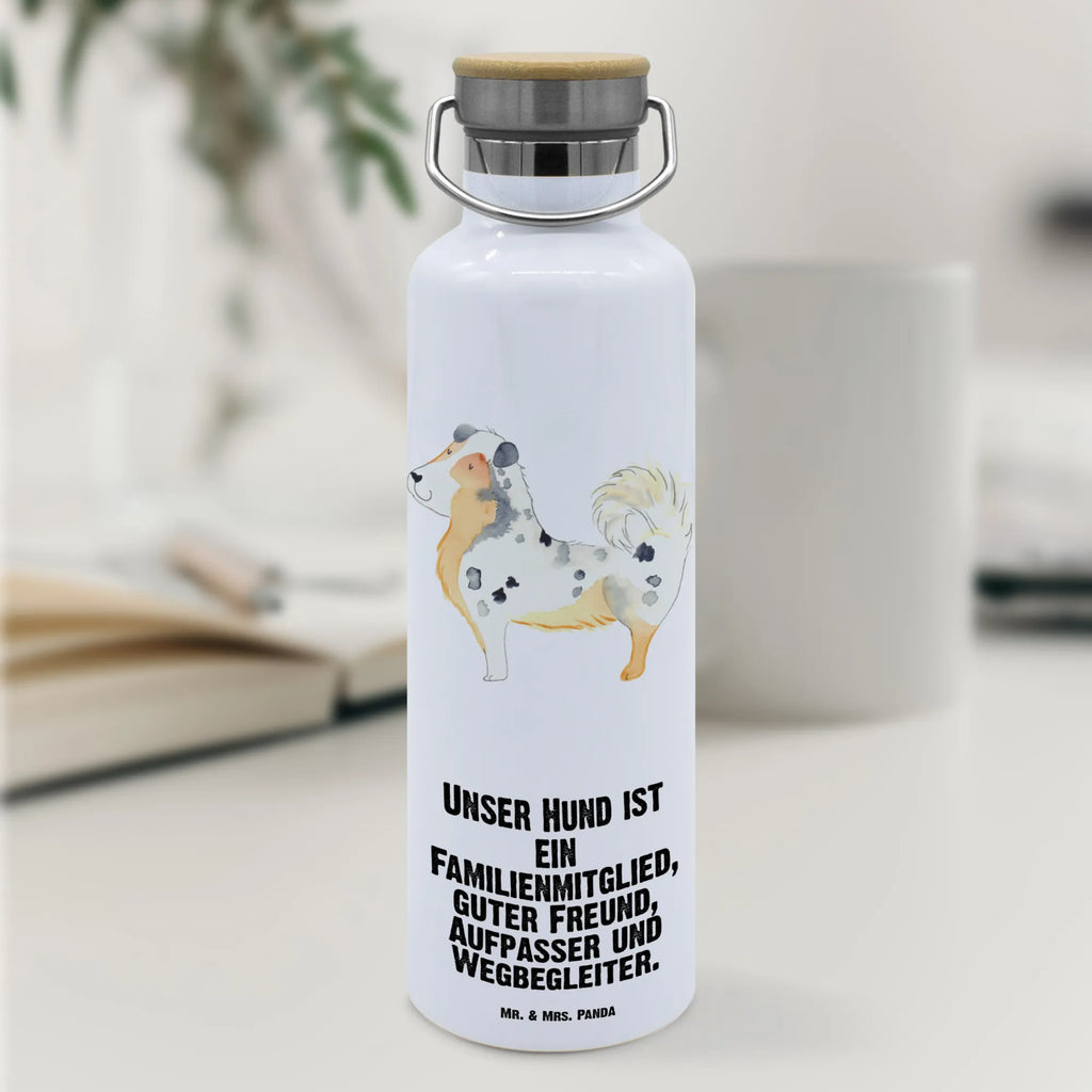 Drinks bottle Dog Australia Shepherd dog, mutt, hound, woof, dog mama, dog breed, love dogs, love for dogs, dog decorative items, bag with dog print, funny gifts for dog owners, what do you give a dog lover, Christmas gifts for dogs, gifts for dogs, dog sayings, Saying, Sayings, Family dog, Shepherd, Australia Shepherd, Dog love, Dog