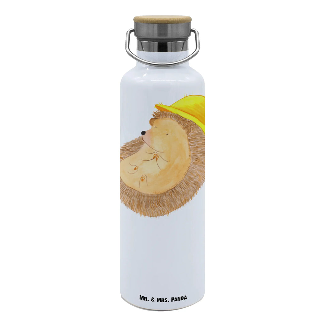 Drinks bottle Hedgehog Pray small animals, cute, funny, cute animal motives, hand drawn, small world, funny sayings, good mood, happy, gifts, gift ideas, special gifts, animal lover, card, hedgehog with hat, hedgehog, pray, Amen, sun hat, life, gratitude, God, be grateful, enjoy