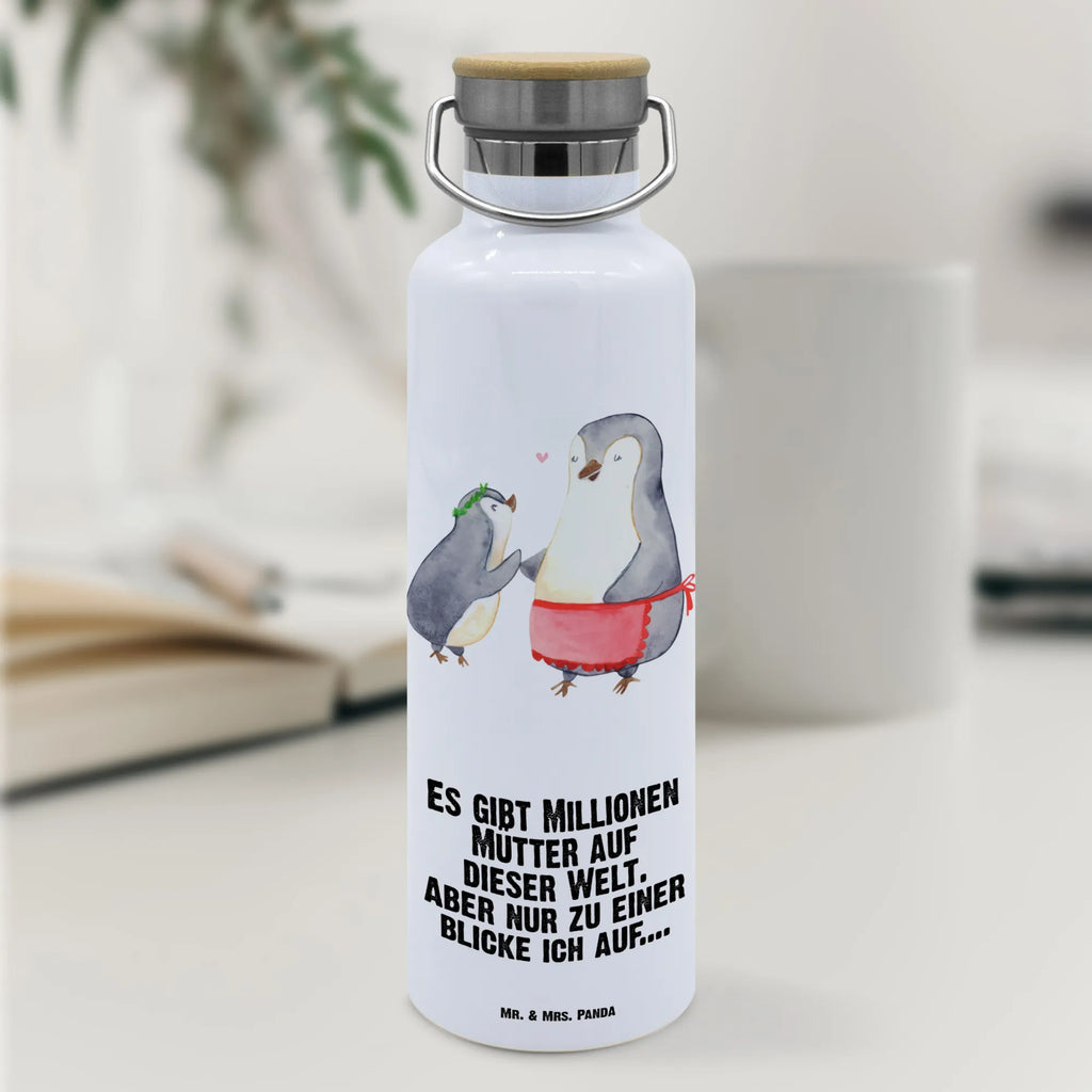 Drinks bottle Penguin with child Family, Father's Day, Mother's Day, brother, sister, Mom, Dad, Mother, Mommy, Mummy, Gift, Birthday