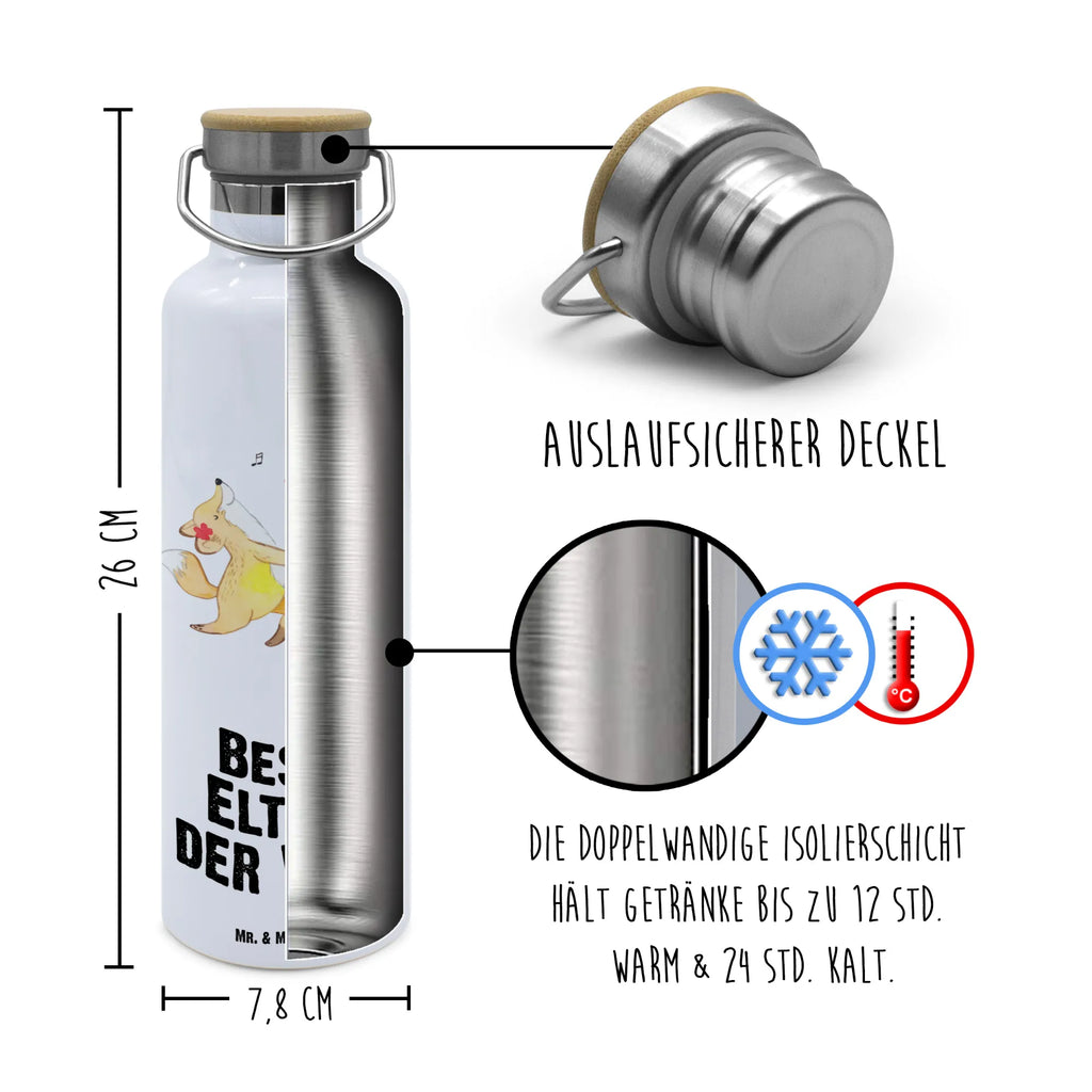 Trinkflasche Fuchs Beste Eltern der Welt Isolierflasche, große thermosflasche, Trinkbehälter, Vakuumflasche, Getränkeflasche, metall trinkflasche, Wasserflasche, thermos trinkflasche, Trinkgefäß, Trinkflasche Aus Edelstahl, Thermosflasche, Thermoflasche, wasser trinkflasche, große trinkflasche, Edelstahl Trinkflasche, metallflasche, Edelstahlflasche, große wasserflasche, Isolierte Trinkflasche, getränkebehälter, isolier trinkflasche, Trinkflasche, thermobottle, Thermo-Trinkflasche, Geschenkidee, Geschenk, Schenken, Mitbringsel, Geburtstag, Geburtstagsgeschenk, für, Danke, Dankeschön, Bedanken, Freude machen, Geschenktipp, Elternpaar, Papi, Papa, Erzeuger, Mama, Familie, Eltern, Mami, Mama und Papa