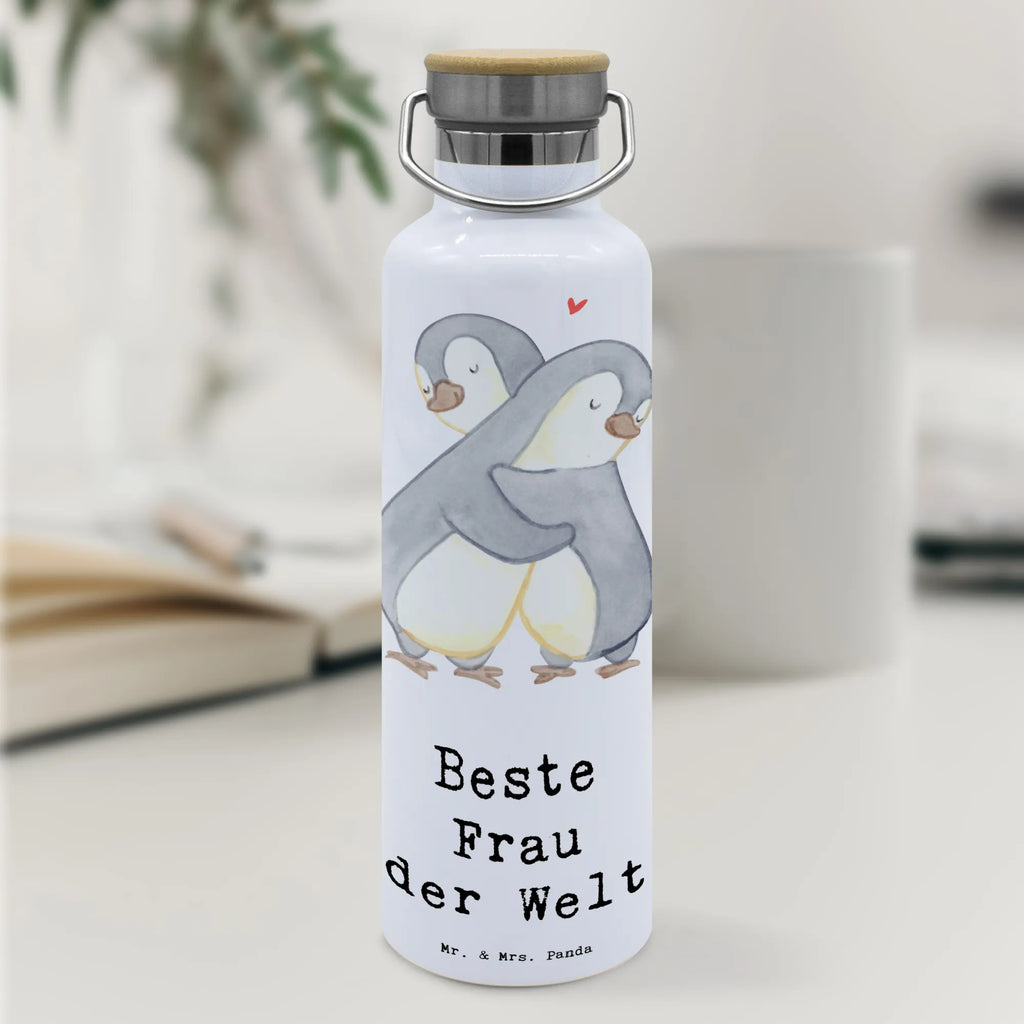 Drinks bottle penguin best woman in the world for, thank you, gift, giving, birthday, birthday present, gift idea, souvenir, make you happy, gift tip, darling, Best, wife, marriage, trifle, significant other, partner, spouse, girlfriend, bride, woman, dream woman