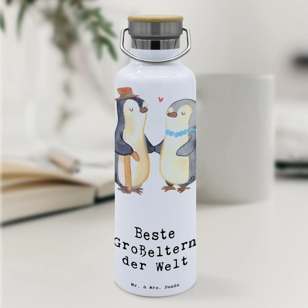 Drinks bottle penguin Best grandparents in the world for, thank you, gift, giving, birthday, birthday present, gift idea, souvenir, make you happy, gift tip, grandmother, oppa, oppi, grandparents, grandpa. Grandpa, grandfather, grandson, best, little thing, Grandparents, grandpa, grandma, grandchild, granddaughter