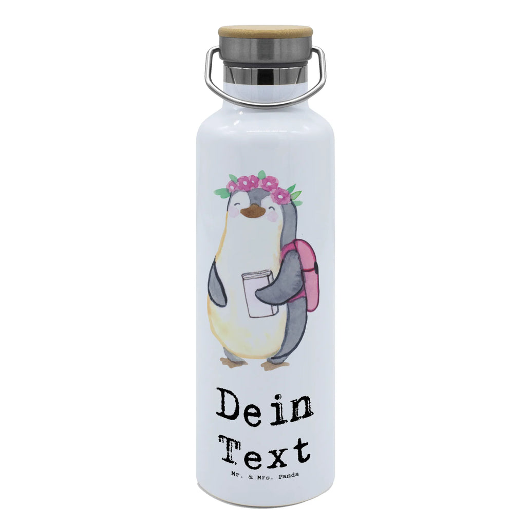 Personalised drinks bottle penguin Best student in the world for, thank you, gift, giving, birthday, birthday present, gift idea, souvenir, make you happy, gift tip, graduation, students, study, fun, college, alumni, student, humorous, daughter, model student, funny, university