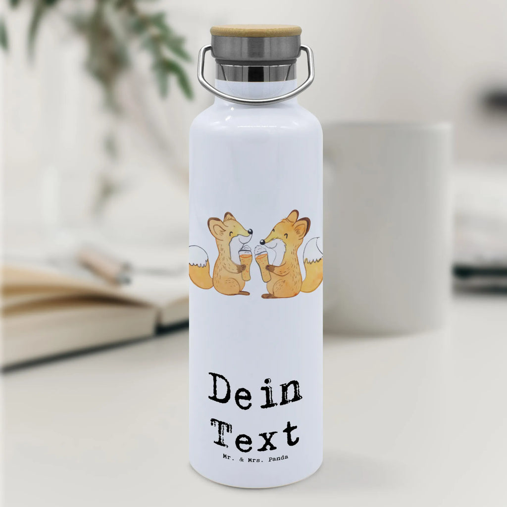 Personalised drinks bottle Fox Best Half Brother in the World for, thank you, gift, giving, birthday, birthday present, gift idea, souvenir, make you happy, gift tip, best, brother, present, brother heart, sister, family, trifle, siblings, son, step brother, step, Half brother, step siblings, brudi