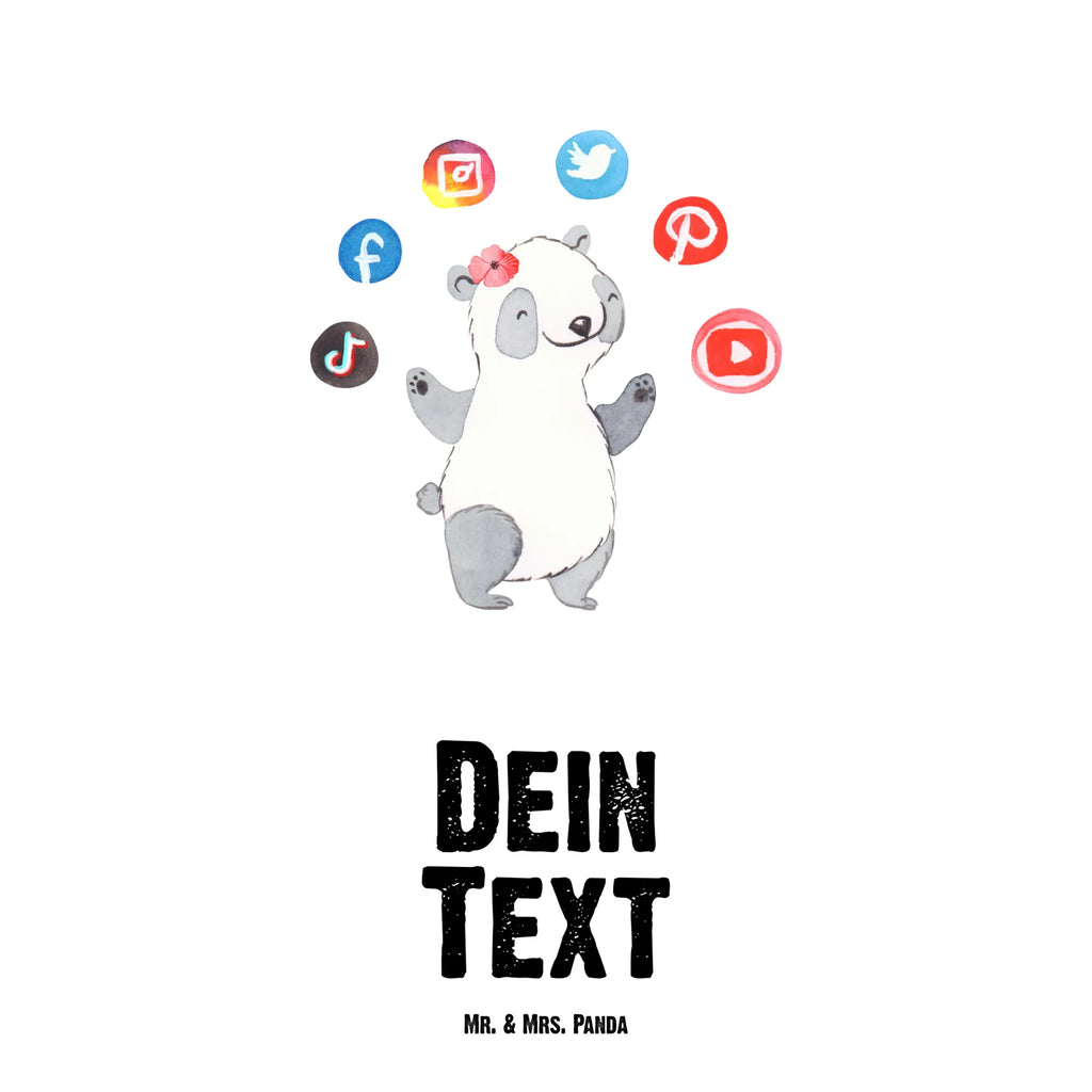 Personalizowana butelka na wodę menadżerka mediów społecznościowych Serce Zawód, Wykształcenie, Jubileusz, Pożegnanie, Emerytura, Kolega, Koleżanka, Prezent, Dawać, Pracownik, Współpracownik, Firma, Dziękuję, Dziękuję bardzo