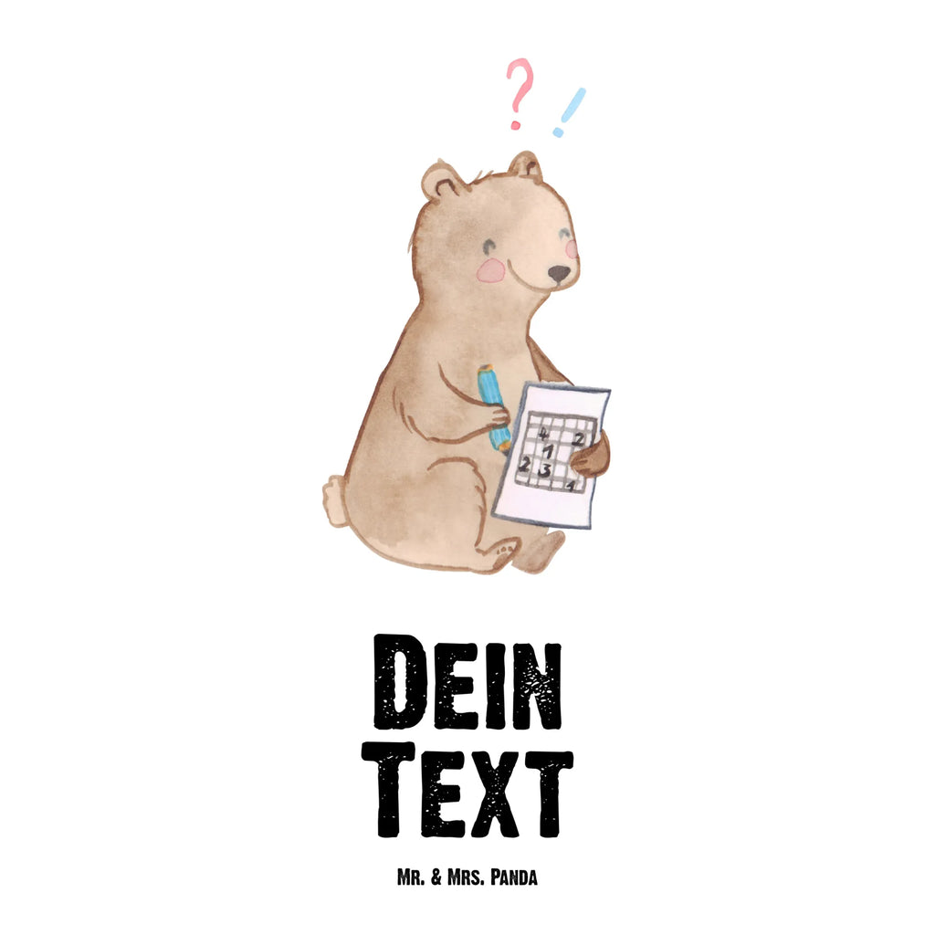 Personalised drinks bottle bear solve riddles Gift, sport, hobby, giving, thank you, award, profit, athlete, riddles, solving crossword puzzles, memory sports, memory training, Solving puzzles