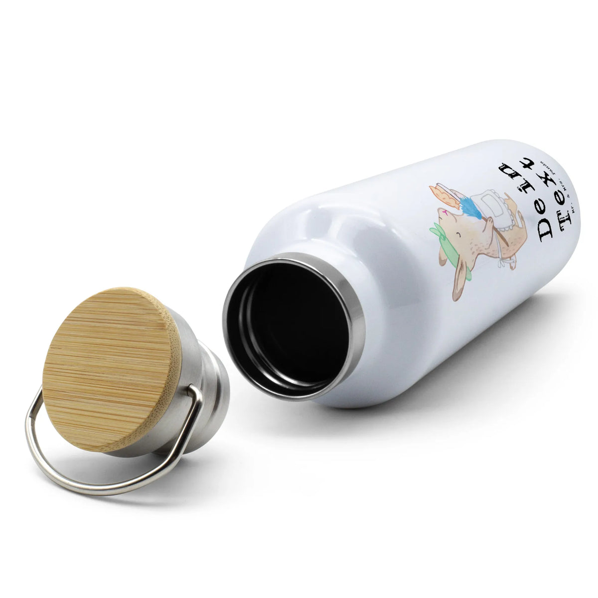 Personalised drinks bottle household helper Heart gift, gift idea, best, farewell gift, passing exam, anniversary, retirement, promotion, job start, sayings, funny, profession