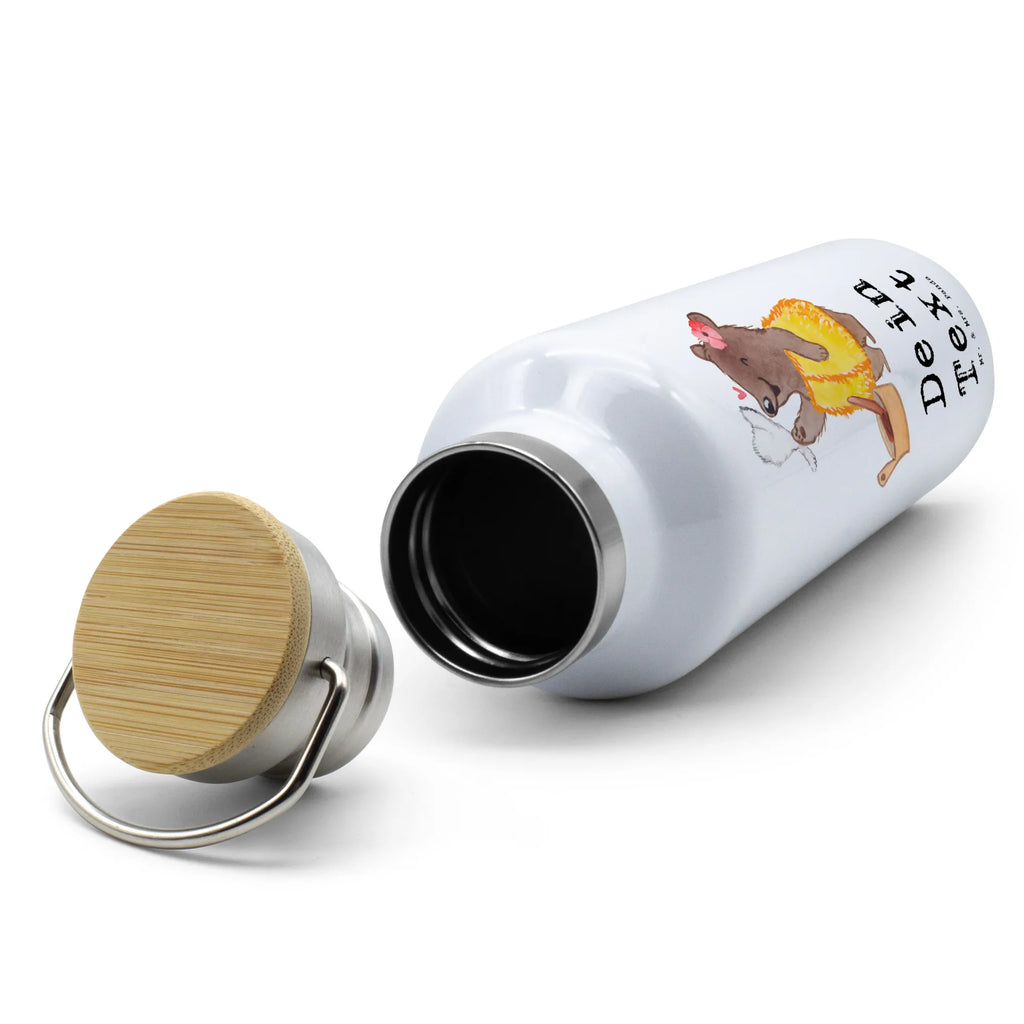 Personalizowana butelka na wodę Mistrzyni sauny Serce Zawód, Wykształcenie, Jubileusz, Pożegnanie, Emerytura, Kolega, Koleżanka, Prezent, Dawać, Pracownik, Współpracownik, Firma, Dziękuję, Dziękuję bardzo