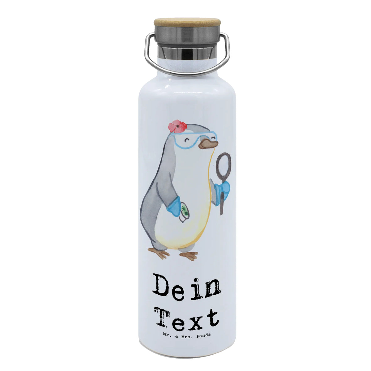Personalised drinks bottle Scientist Heart gift, gift idea, best, farewell gift, passing exam, anniversary, retirement, promotion, job start, sayings, funny, profession