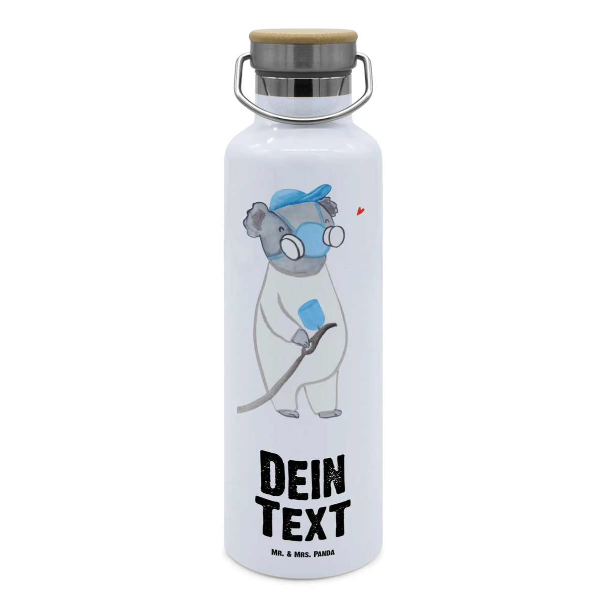 Personalised drinks bottle Painter heart gift, gift idea, best, farewell gift, passing exam, anniversary, retirement, promotion, job start, sayings, funny, profession