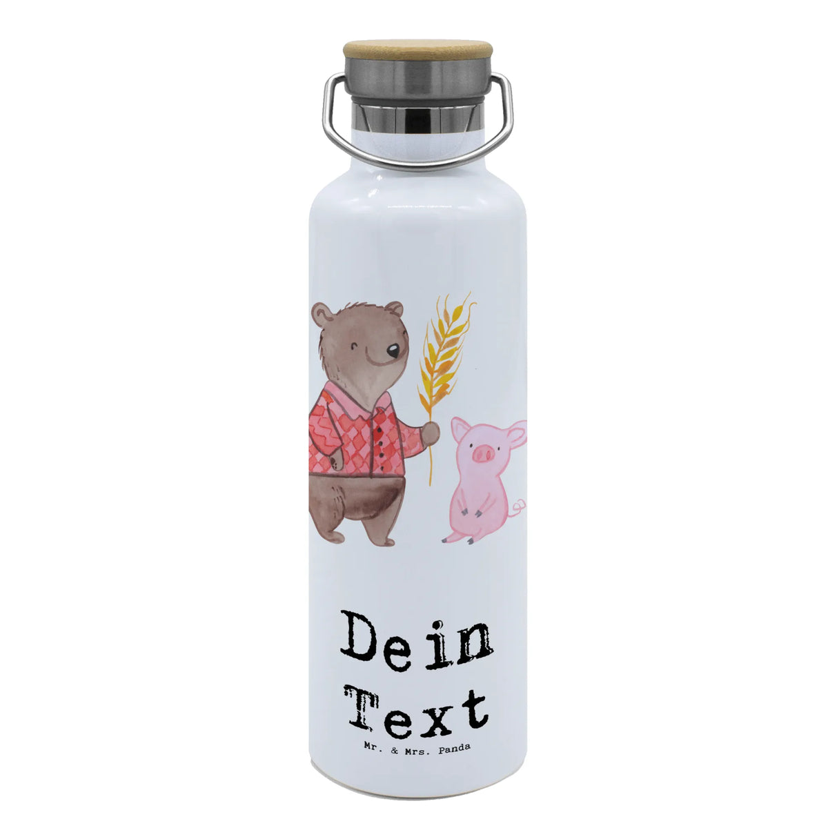 Personalised drinks bottle Farmer Heart gift, sayings, gift idea, best, farewell gift, passing exam, anniversary, retirement, promotion, job start, profession