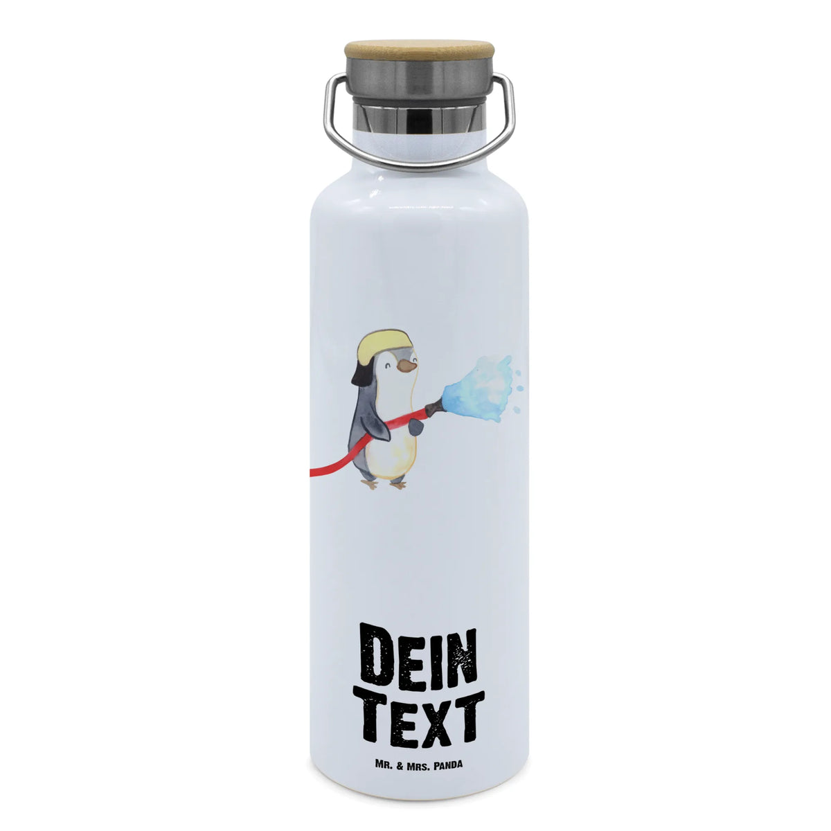 Personalised drinks bottle Firefighter Heart gift, gift idea, best, farewell gift, passing exam, anniversary, retirement, promotion, job start, sayings, funny, profession