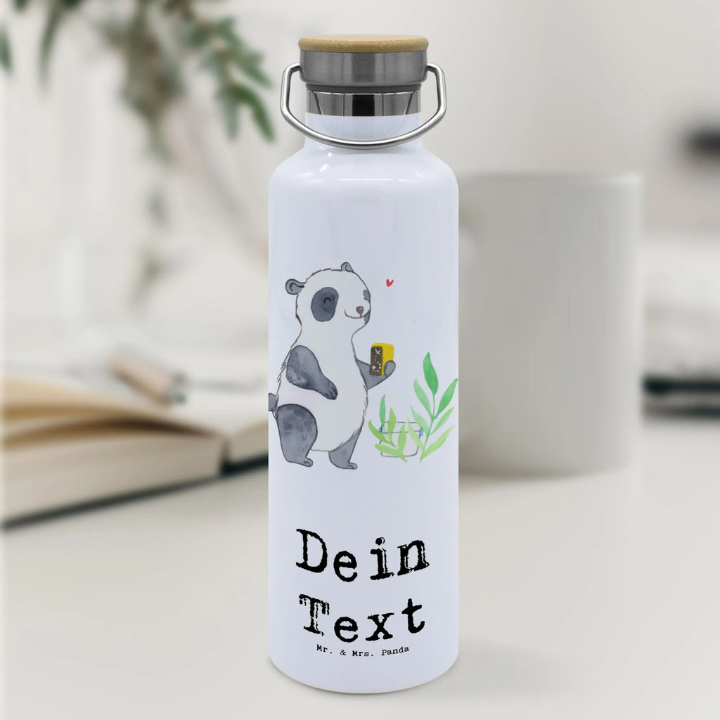 Personalised drinks bottle panda geocaching Gift, sport, hobby, giving, thank you, award, profit, athlete, open caching, treasure hunts, GPS scavenger hunts, Geocaching