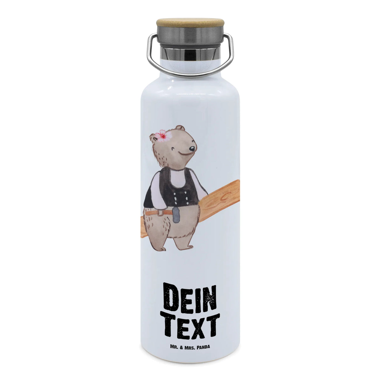 Personalised drinks bottle Carpenter (female) heart gift, gift idea, best, farewell gift, passing exam, anniversary, retirement, promotion, job start, sayings, funny, profession