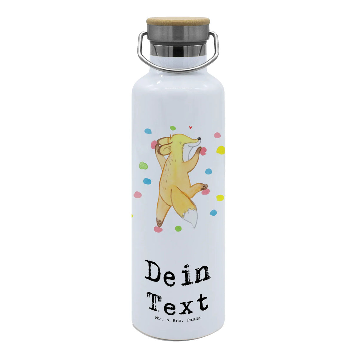 Personalised drinks bottle Fox bouldering Gift, sport, hobby, giving, thank you, award, profit, athlete, bouldering hall, climbing, climbing hall, bouldering