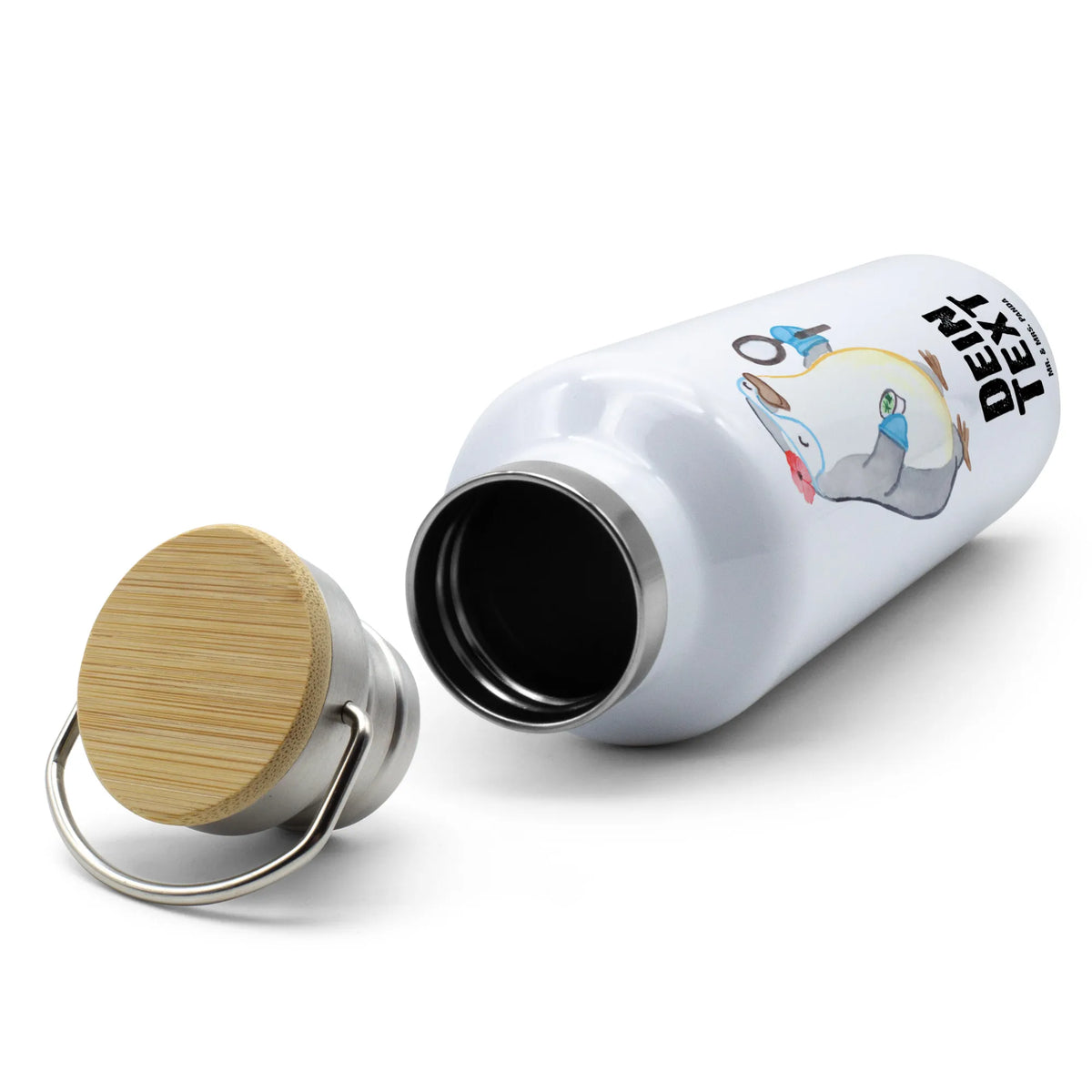 Personalised drinks bottle Female Microbiologist Heart gift, gift idea, best, farewell gift, passing exam, anniversary, retirement, promotion, job start, sayings, funny, profession