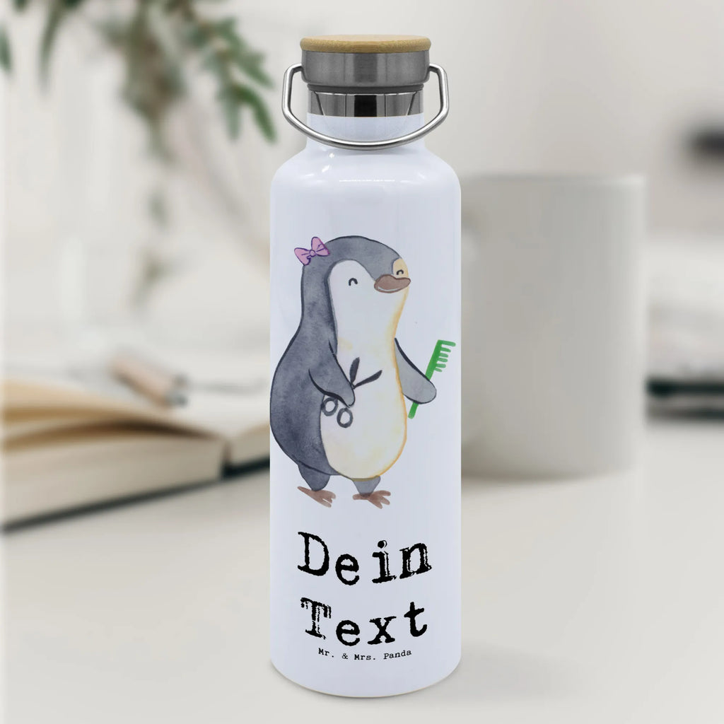 Personalizowana butelka na wodę Fryzjerka serce Zawód, Wykształcenie, Jubileusz, Pożegnanie, Emerytura, Kolega, Koleżanka, Prezent, Dawać, Pracownik, Współpracownik, Firma, Dziękuję, Dziękuję bardzo