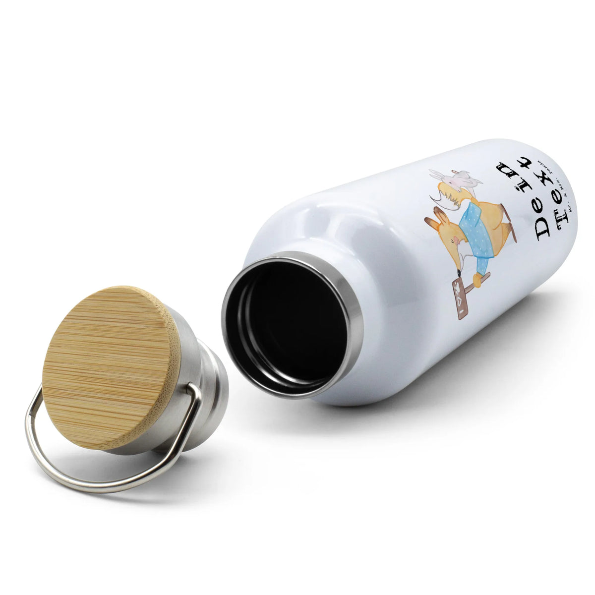 Personalised drinks bottle Animal Protector heart gift, gift idea, best, farewell gift, passing exam, anniversary, retirement, promotion, job start, sayings, funny, profession
