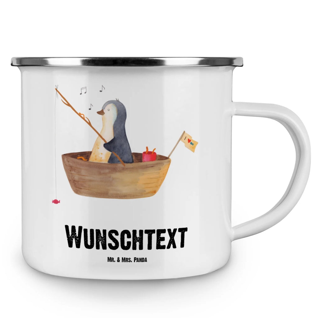 Personalisierte Emaille Tasse Pinguin Angelboot tassen bedrucken, Campingtasse personalisiert, tasse bedrucken, tasse mit namen, Emaille Tasse personalisiert, tasse selbst gestalten, personalisierte tassen, Namenstasse, personalisierte tasse, Campinggeschirr personalsisert, Emaille Tasse mit Namen, Campingtasse bedrucken, Pinguin, Geschenkidee Liebeskummer, Trennung, genießen, Pinguine, Neustart, Boot, Scheidung, Motivation, Angelboot, Neuanfang, Leben, Angeln, Lebenslust