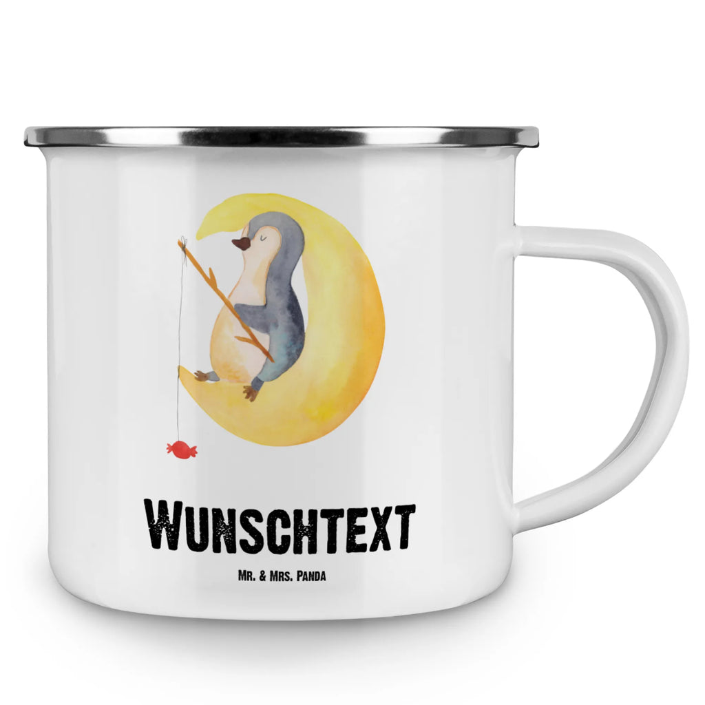 Personalisierte Emaille Tasse Pinguin Mond Namenstasse, Emaille Tasse personalisiert, Emaille Tasse mit Namen, Campinggeschirr personalsisert, personalisierte tassen, Campingtasse bedrucken, personalisierte tasse, tassen bedrucken, tasse selbst gestalten, tasse mit namen, tasse bedrucken, Campingtasse personalisiert, Pinguin, schlafen, Einschlafen, Spruch, Schlafzimmer, Schlafstörungen, Nachtruhe, Gästezimmer, Pinguine