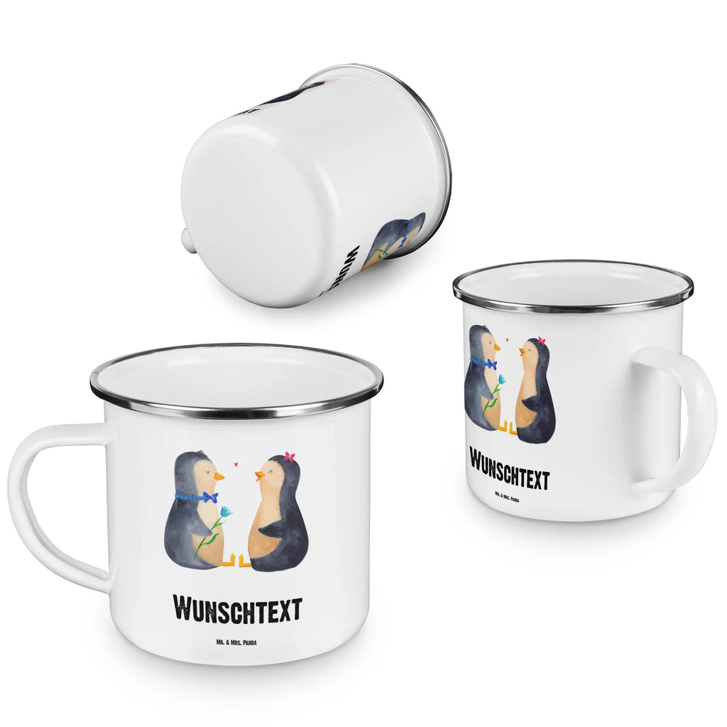 Personalisierte Emaille Tasse Pinguin Pärchen tasse mit namen, Campingtasse bedrucken, tasse selbst gestalten, Campingtasse personalisiert, Emaille Tasse personalisiert, Emaille Tasse mit Namen, tassen bedrucken, Campinggeschirr personalsisert, personalisierte tassen, tasse bedrucken, Namenstasse, personalisierte tasse, Pinguin, Jahrestag, Liebesbeweis, Liebesgeschenk, Liebe, Hochzeitsgeschenk, Pinguine, Traumpaar, Verlobung, Hochzeitstag, große Liebe, Liebespaar, Hochzeit