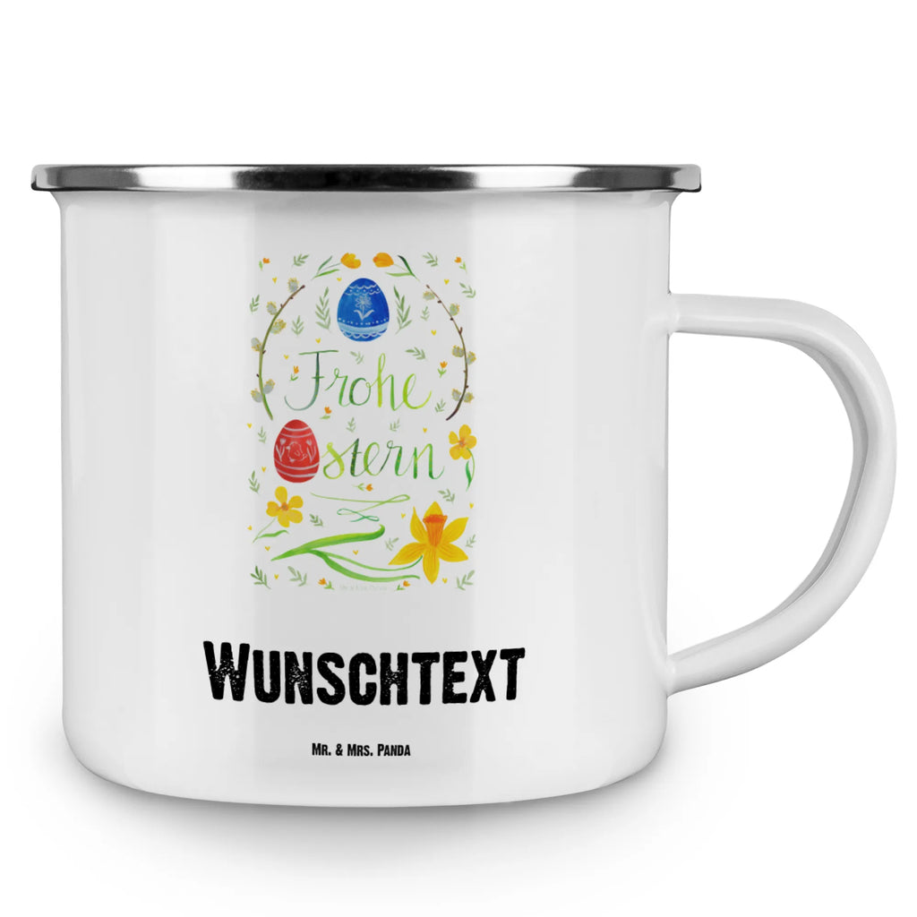 Personalisierte Emaille Tasse Frohe Ostern tasse bedrucken, personalisierte tassen, tasse selbst gestalten, tassen bedrucken, Campingtasse personalisiert, personalisierte tasse, Emaille Tasse mit Namen, Campingtasse bedrucken, Campinggeschirr personalsisert, Namenstasse, Emaille Tasse personalisiert, tasse mit namen, Ostern, Osterhase, Ostergeschenke, Osternest, Osterdeko, Geschenke zu Ostern, Ostern Geschenk, Ostergeschenke Kinder, Ostern Kinder, Weidenkätzchen. Lettering, bemalte Ostereier, Osterei, Ostergrüße, Frohe Ostern, Osterblume