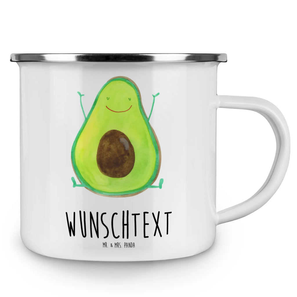 Personalisierte Emaille Tasse Avocado Happy personalisierte tasse, Campingtasse personalisiert, tassen bedrucken, tasse mit namen, tasse bedrucken, personalisierte tassen, Emaille Tasse personalisiert, Campinggeschirr personalsisert, Emaille Tasse mit Namen, Namenstasse, tasse selbst gestalten, Campingtasse bedrucken, Avocado, Veggie, Vegan, Gesund, Chaos