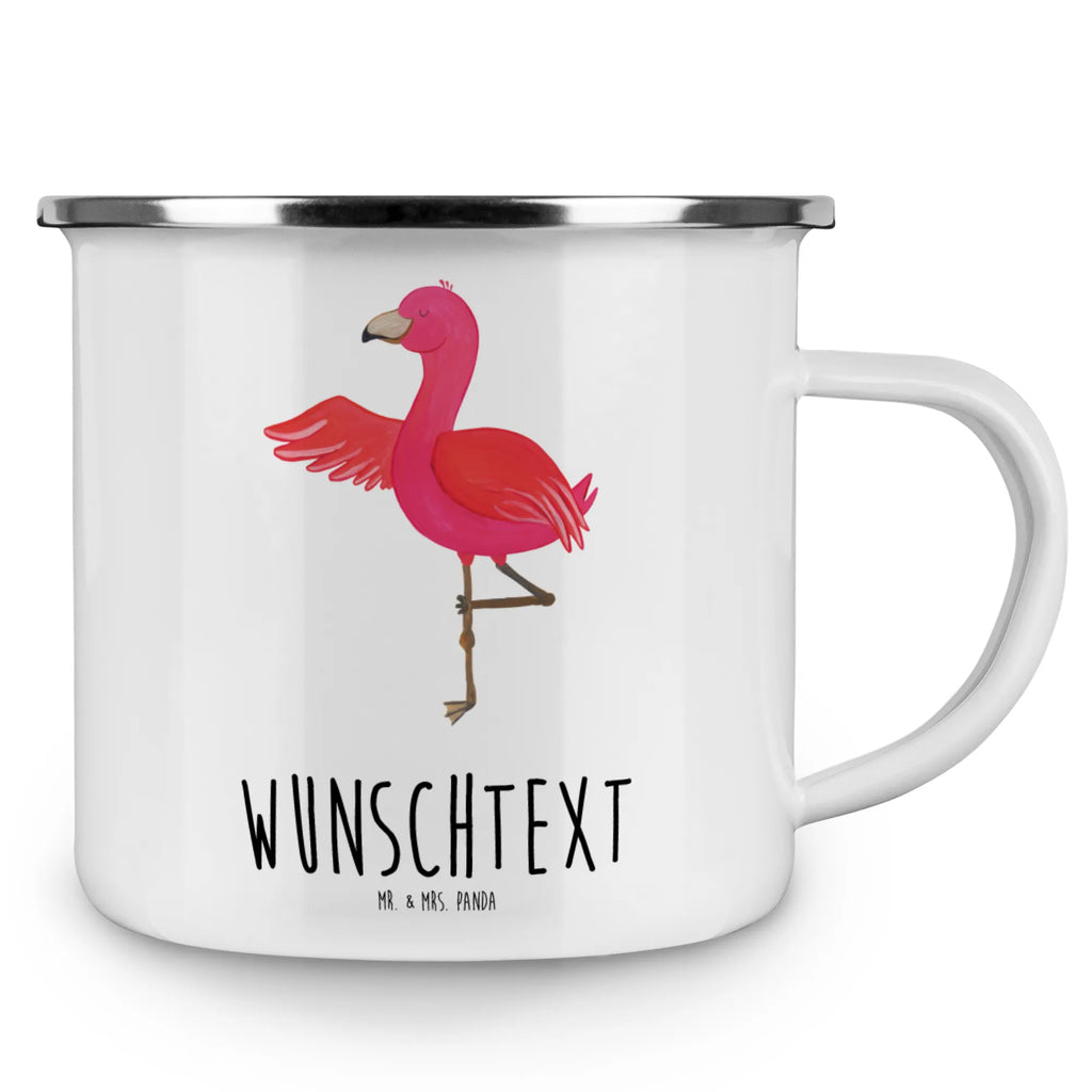 Personalised enamel cup flamingo yoga Flamingo, pink, pink bird, bird of paradise, red, flamingo decoration, gift pink, gifts, gift idea, children, adults, girls, flamingo fans, summer, vacation, sea, unusual gifts in pink, pink gifts, girls gifts, small gifts, Caribbean feeling, funny sayings, relaxation, yoga exercise, deep relaxation, namaste, yoga, anger, mindfulness, agitation, bird
