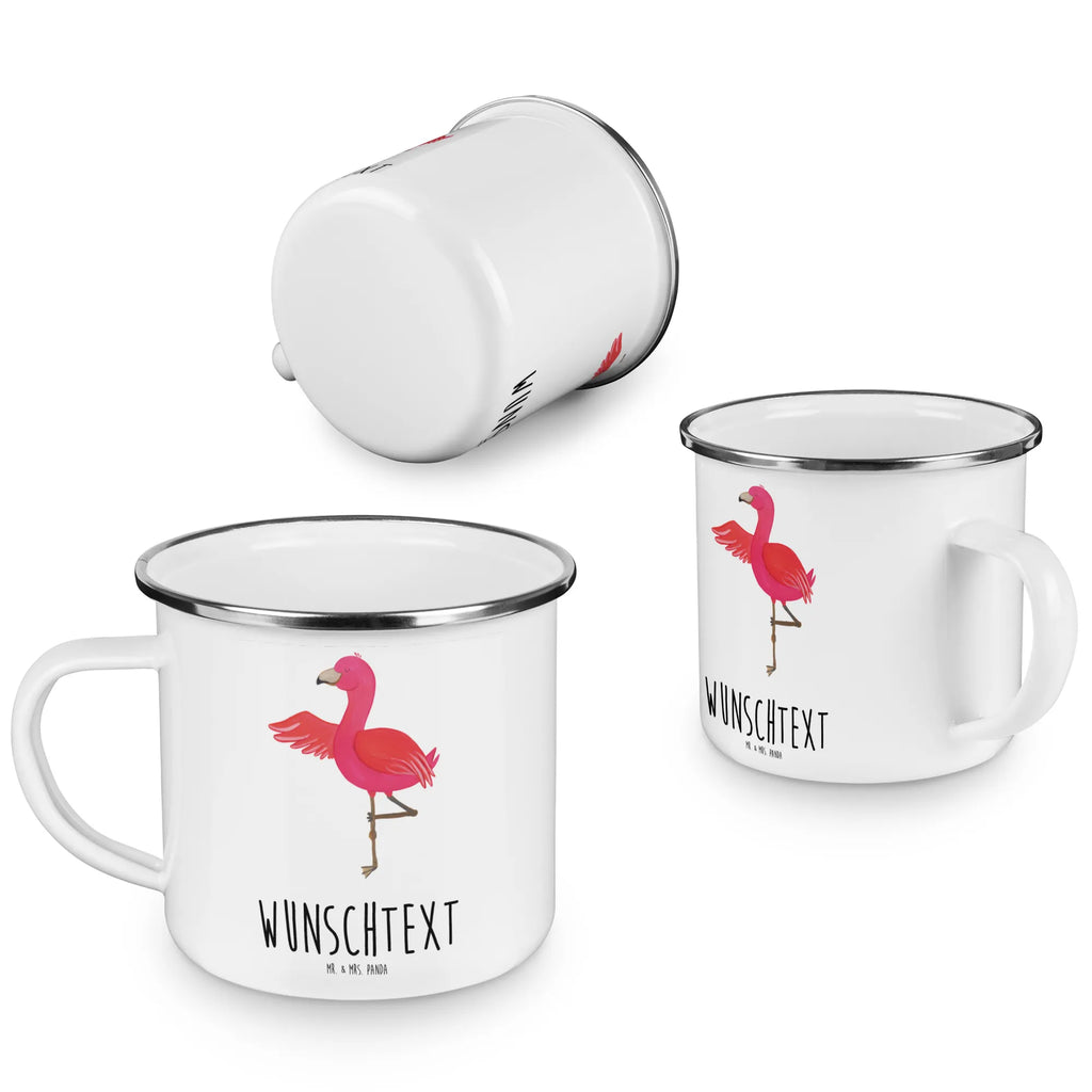 Personalised enamel cup flamingo yoga Flamingo, pink, pink bird, bird of paradise, red, flamingo decoration, gift pink, gifts, gift idea, children, adults, girls, flamingo fans, summer, vacation, sea, unusual gifts in pink, pink gifts, girls gifts, small gifts, Caribbean feeling, funny sayings, relaxation, yoga exercise, deep relaxation, namaste, yoga, anger, mindfulness, agitation, bird