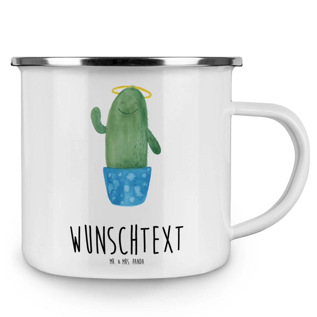 Personalised enamel cup cactus Holy cactus, cactuses, plants, cactus plant, small green cactus, parents, sisters, halo, brother, sister, girlfriend, child, cheeky, family, funny