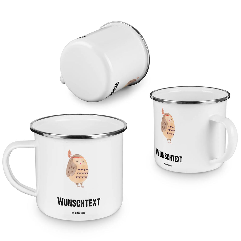 Personalisierte Emaille Tasse Eule Federschmuck tasse mit namen, personalisierte tasse, Campinggeschirr personalsisert, tasse bedrucken, personalisierte tassen, tassen bedrucken, Namenstasse, tasse selbst gestalten, Emaille Tasse personalisiert, Campingtasse personalisiert, Emaille Tasse mit Namen, Campingtasse bedrucken, Eule, Dekoration, Das Leben ist ein Abenteuer, Reisespruch, Federschmuck, Eule Deko, Owl