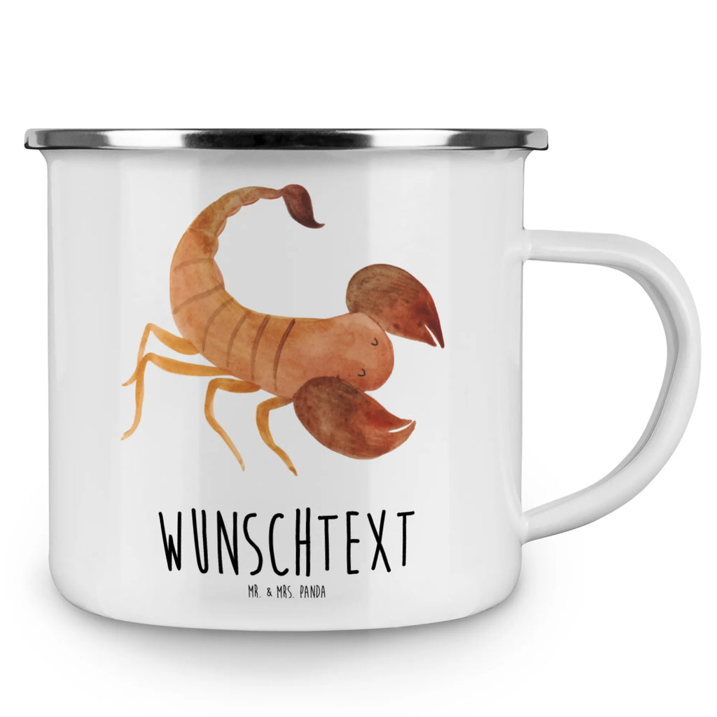Personalised enamel cup Star sign Scorpio constellations, birthdays, astrology, zodiac, date of birth, month of birth, scorpions, scorpion star sign, birthday november, gift october, birthday october, scorpion gift, gift november