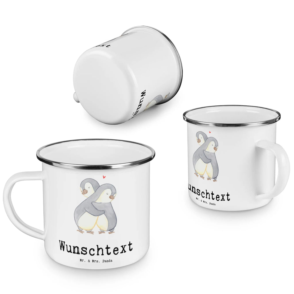 Personalised enamel cup penguin best aunt in the world for, thank you, gift, giving, birthday, birthday present, gift idea, souvenir, make you happy, gift tip, christening partner, godfather aunt, little thing, favorite aunt, nephew, niece, godmother, Aunt, baptism, family
