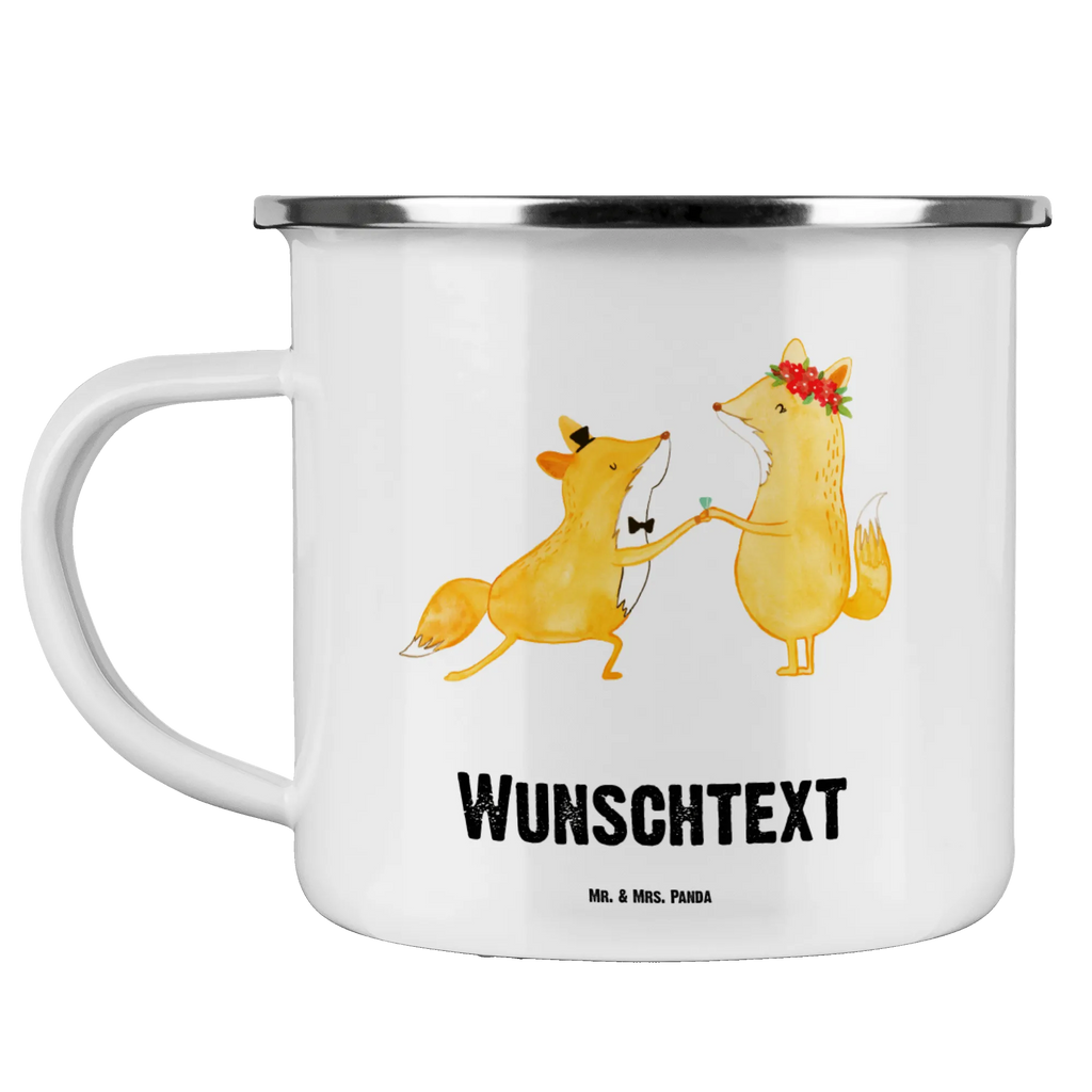 Personalised enamel cup Fox Best Fiancé in the World for, thank you, gift, giving, birthday, birthday present, gift idea, souvenir, make you happy, gift tip, Husband, Betrothal, To-be, Marriage, Dream Man, Wedding, Fiance, Boyfriend