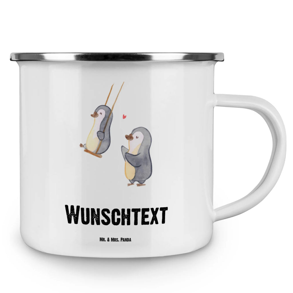 Personalised enamel cup penguin Best grandma in the world for, thank you, gift, giving, birthday, birthday present, gift idea, souvenir, make you happy, gift tip, grandmother, grandma, granddaughter, little thing, grandchild, Grandmother, best, grandson, grandpa