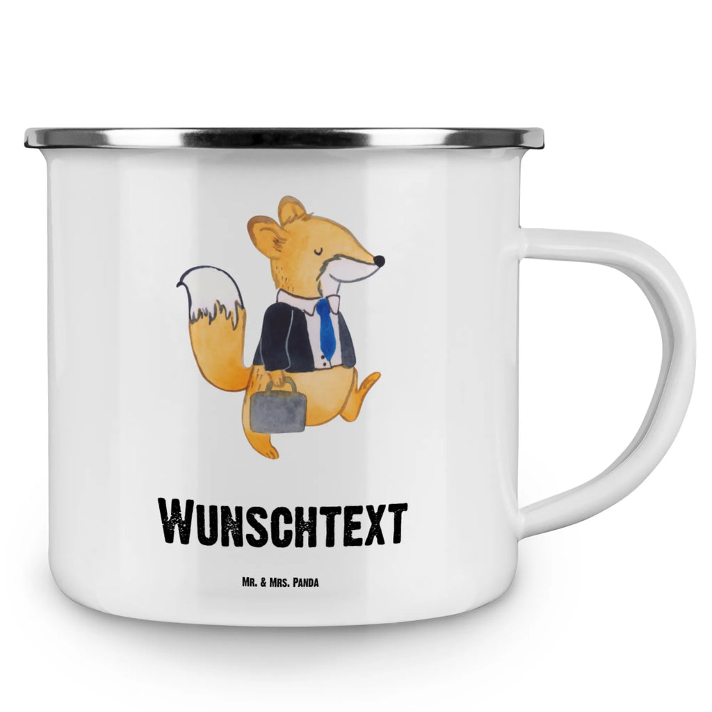 Personalised enamel cup Fox Best colleague in the world for, thank you, gift, giving, birthday, birthday present, gift idea, souvenir, make you happy, gift tip, farewell gift, fellow worker, office, Work colleague, colleague, profession, work, retirement, employee