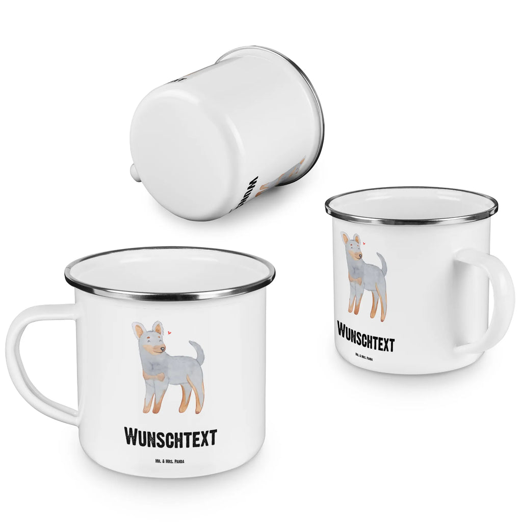 Personalised enamel cup Prague Ratter Lifesaver Dog, dog breed, purebred dog, dog owner, gift, animal lover, giving, puppy